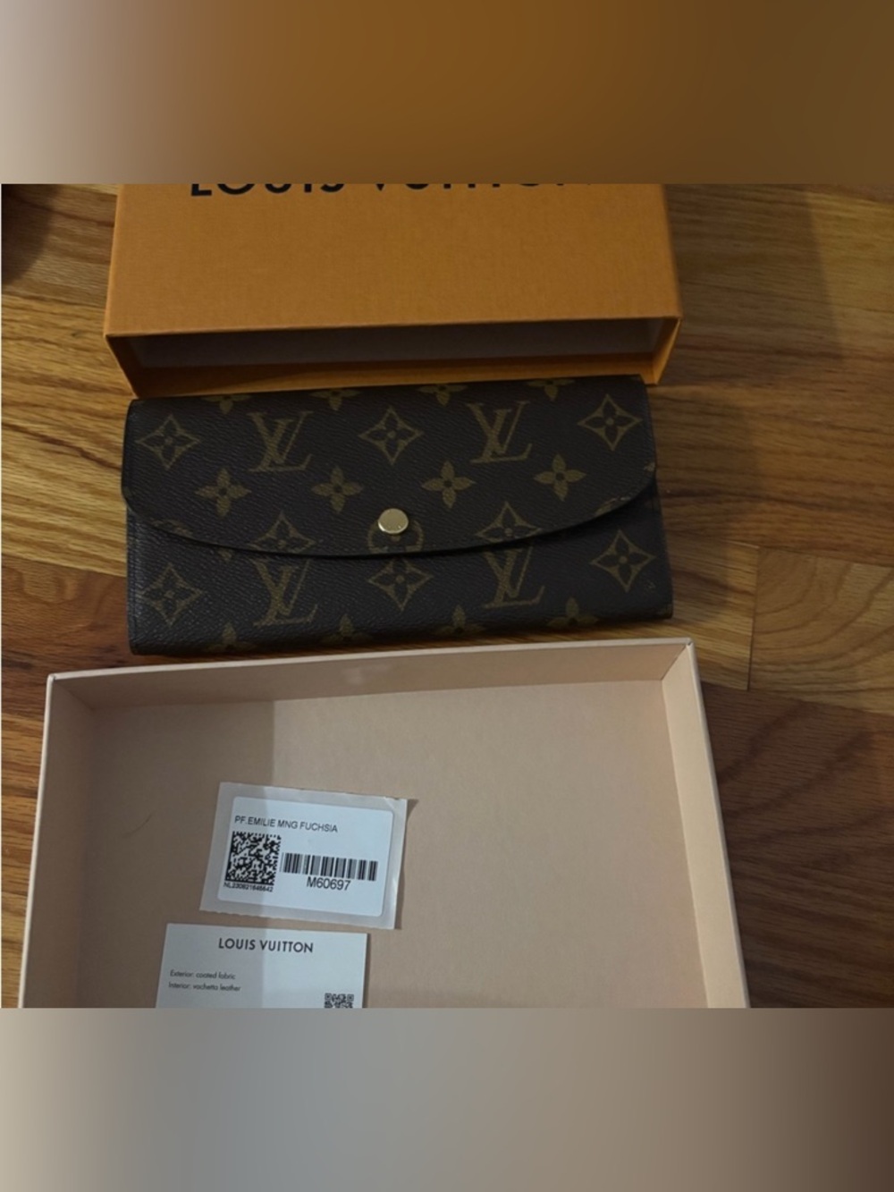 Louis Vuitton Emilie Wallet Monogram